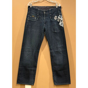 G STAR Raw Jeans Mens Radar Cover Loose Country Embro 34x30 Baggy JNCO Style
